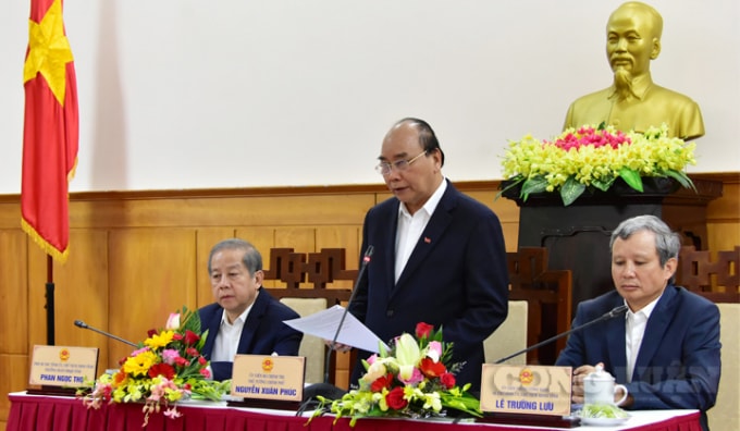 Thủ tướng phát biểu chỉ đạo.