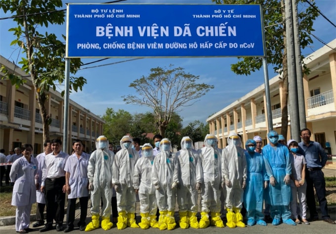 Bệnh viện dã chiến quy mô 300 giường phòng chống dịch nCoV của TP.HCM chính thức hoạt động từ 10/2/2020.Ảnh: TL