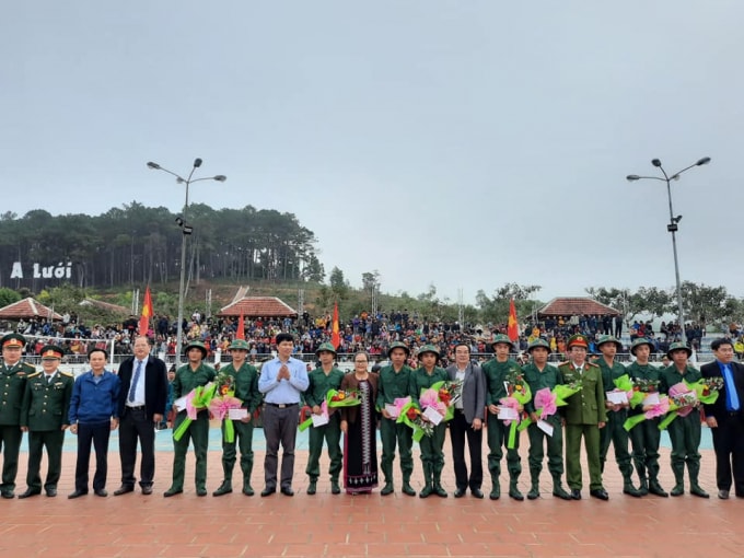Huyện A Lưới tổ chức Lễ xuất quân trong không khí trang nghiêm.