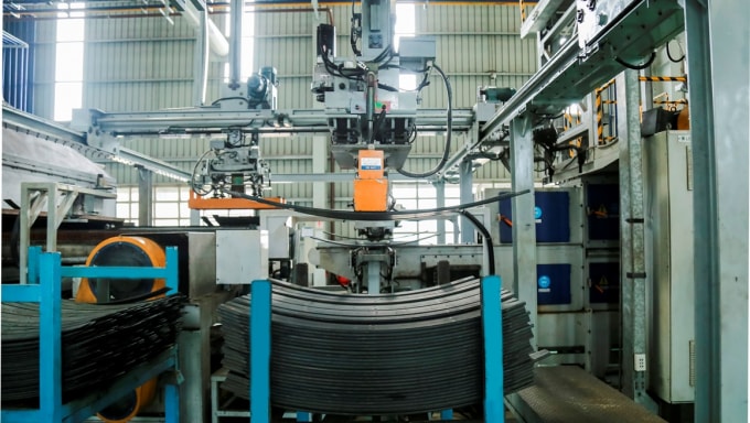 Năm 2019, nhà máy của Thaco đã xuất khẩu 2.200 tấn nhíp.