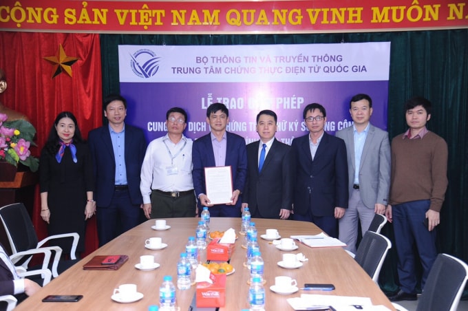 VNPT nhận giấy phép cung cấp dịch vụ chữ ký số VNPT CA.