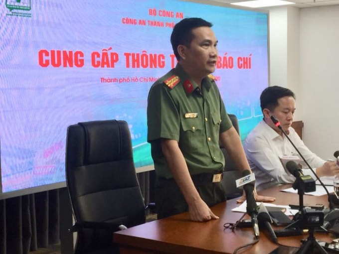 Đại tá Nguyễn Sỹ Quang, Phó giám đốc Công an TP.HCM chính thức thông tin về cuộc truy bắt, tiêu diệt đối tượng Lê Quốc Tuấn