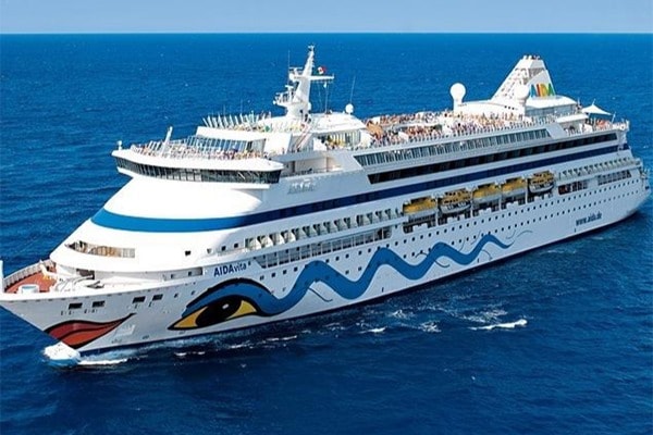 Tàu Aida Vita (quốc tịch Italy). Ảnh: ỉnternet
