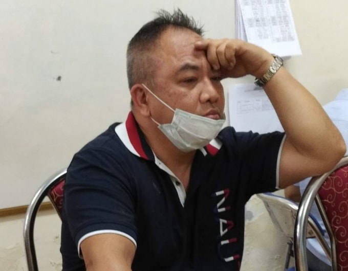 Đối tượng Bùi Hữu Lộc, 48 tuổi, quốc tịch Mỹ đang bị tạm giữ -ảnh: T/L