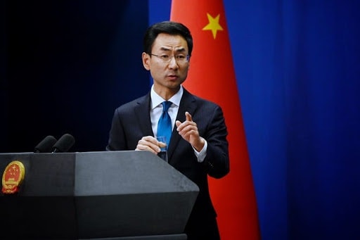 Người phát ngôn Bộ Ngoại giao Trung Quốc Cảnh Sảng. Ảnh: Xinhua.