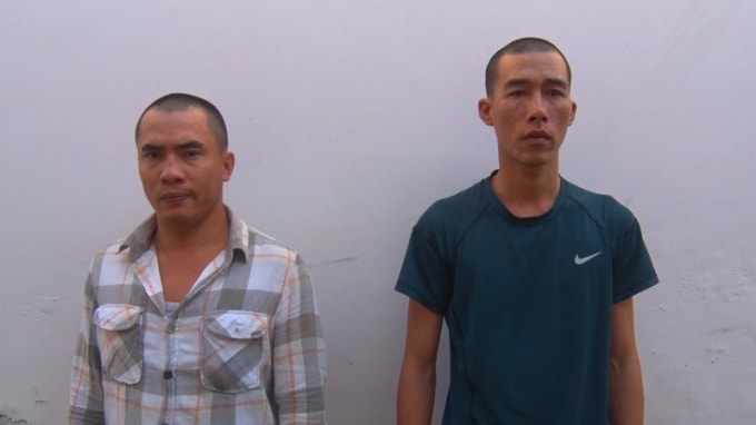 Đối tượng Thịnh và Hậu.