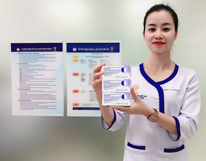 Vắc xin Menactra phòng các bệnh do não mô cầu khuẩn lần đầu tiên có tại Việt Nam.
