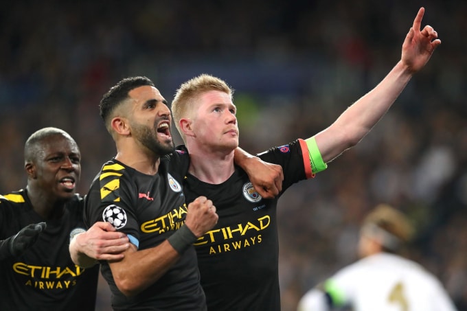 Kevin de Bruyne ghi bàn thắng quý hơn vàng. Ảnh: Getty
