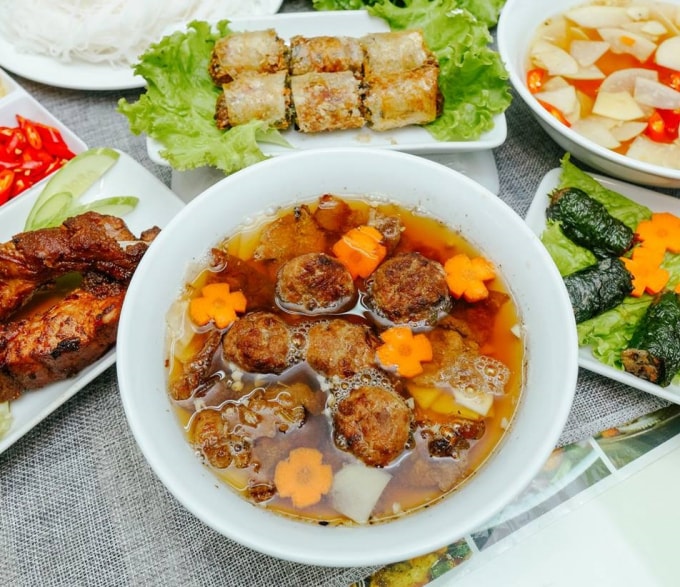 Bún chả - đặc sản ẩm thực miền Bắc.