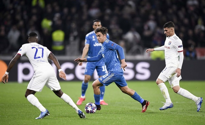 Juventus bất lực trước sự quyết tâm của Lyon. Ảnh: Getty