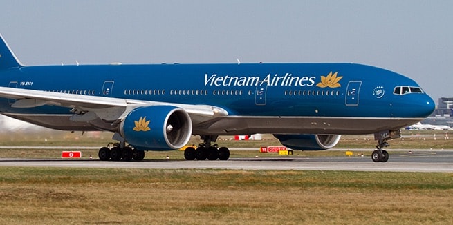 40% máy bay của Vietnam Airlines phải dừng khai thác do dịch bệnh. Ảnh: TL