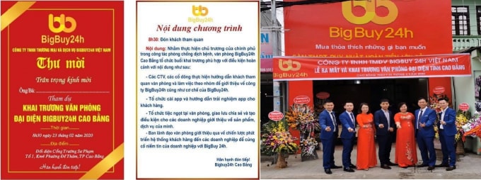 Bigbuy24h vẫn khai trương rầm rộ văn phòng đại diện tại Cao Bằng.