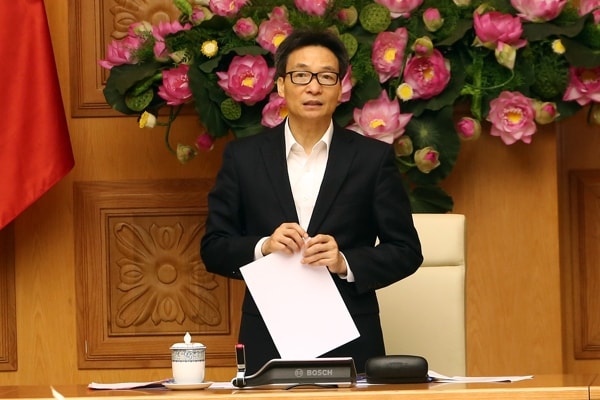 Phó Thủ tướng Vũ Đức Đam: Phải lường trước, sẵn sàng cho tình huống có thể xuất hiện thêm ca nhiễm mới. Ảnh: VGP