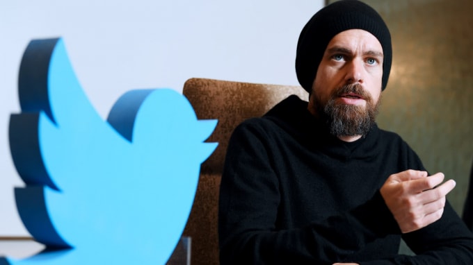 CEO Twitter Jack Dorsey. Ảnh: Nikkei