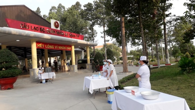 Sư đoàn 317 diễn tập phòng chống dịch Covid -19-ảnh :T/L
