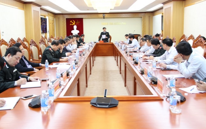 Thanh tra Chính phủ giao ban công tác tháng 02/2020. Ảnh: TTCP