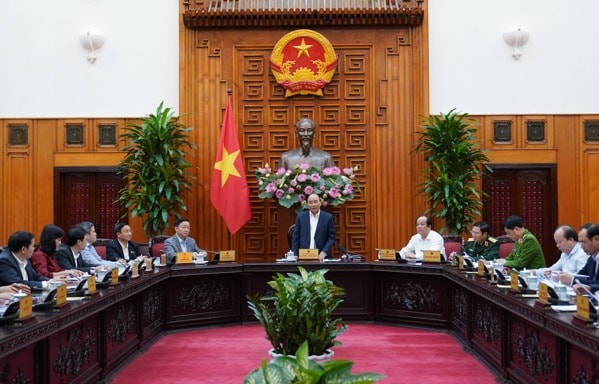 Quang cảnh buổi làm việc. Ảnh: VGP
