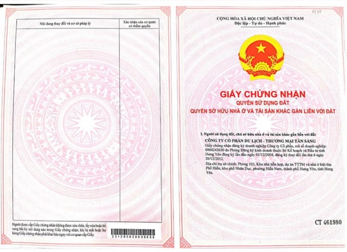Phố Nối House đã có Giấy chứng nhận Quyền sử dụng đất – khách hàng hoàn toàn an tâm đầu tư.