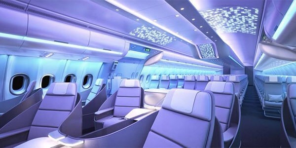 Cabin Airspace của A350XWB.