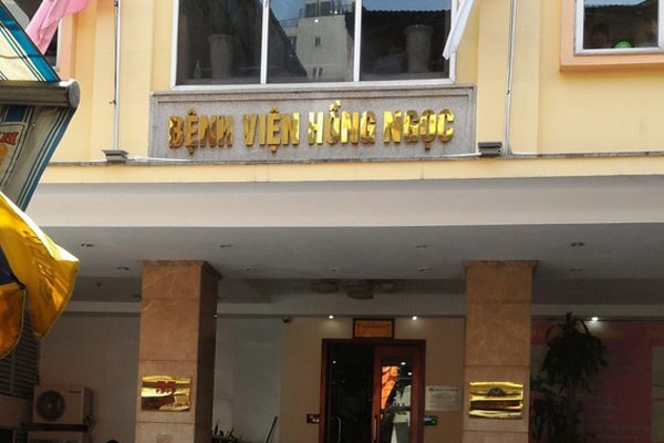 BV Hồng Ngọc cơ sở Yên Ninh tạm dừng hoạt động để đảm bảo an toàn. Ảnh: Vietnamnet
