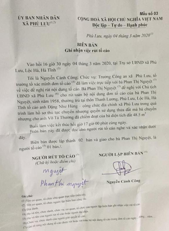Cán bộ xã 'nhanh tay