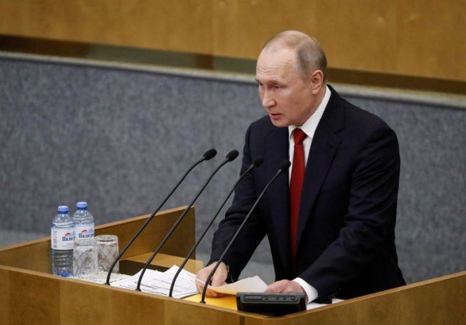 Tổng thống Nga Vladimir Putin. Ảnh: Reuters