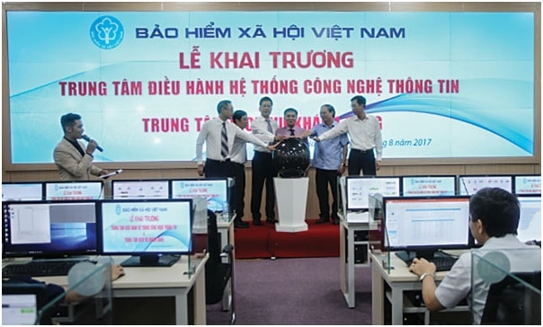 Lễ khai trương Trung tâm điều hành Hệ thống CNTT, Trung tâm Chăm sóc khách hàng của BHXH Việt Nam