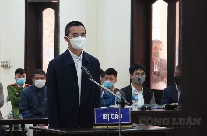 Bị cáo Đặng Anh Tuấn, cựu Chánh Thanh tra Bộ Thông tin và Truyền thông.