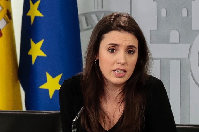 Bộ trưởng Bộ Bình đẳng Tây Ban Nha Irene Montero