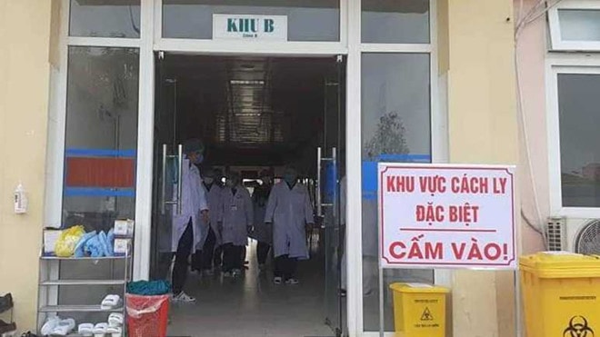 Khu cách ly người có nguy cơ cao nhiễm dịch tại Nghệ An