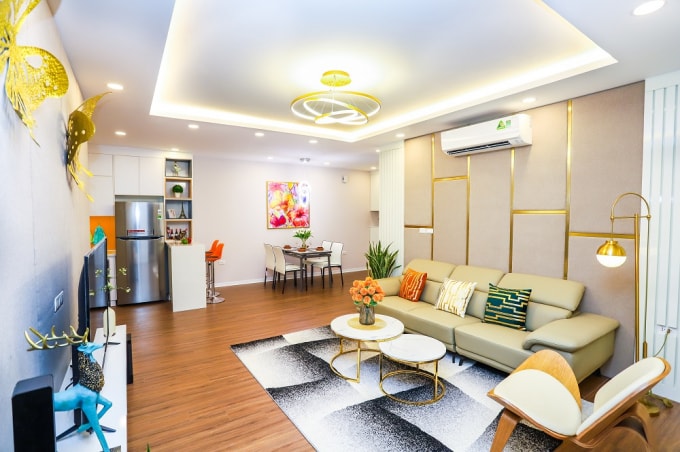 Căn hộ khách sạn sân bay ở Eurowindow River Park sở hữu lợi thế gần sông, chỉ cách sân bay Nội Bài 15 phút.