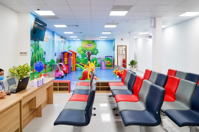 VNVC Rạch Giá được đầu tư cơ sở vật chất khang trang, không gian sang trọng và hiện đại.