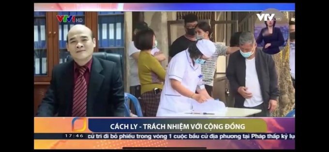 VTV thay đổi cách thức phỏng vấn. (Ảnh Kim Hải)