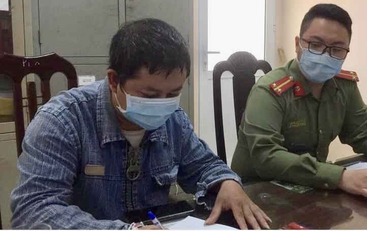 Tại cơ quan Công an, N.V.T đã thừa nhận hành vi vi phạm pháp luật của mình. Ảnh: PV