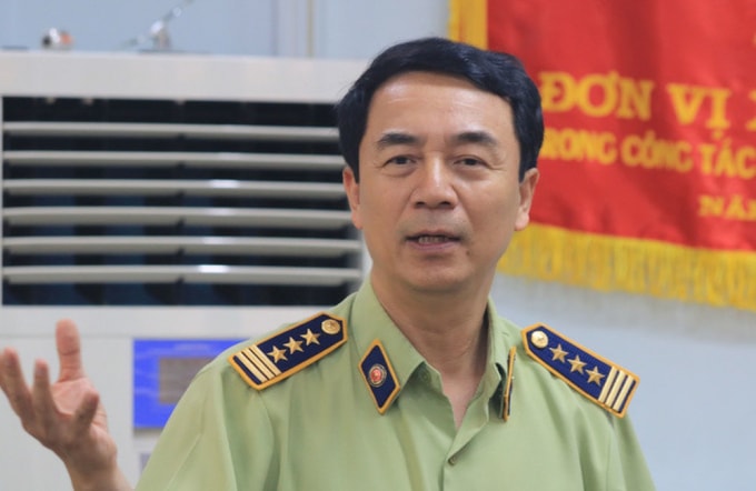 Ông Trần Hùng -Tổ trưởng Tổ công tác về Quản lý thị trường - Bộ Công thương. Ảnh: TL