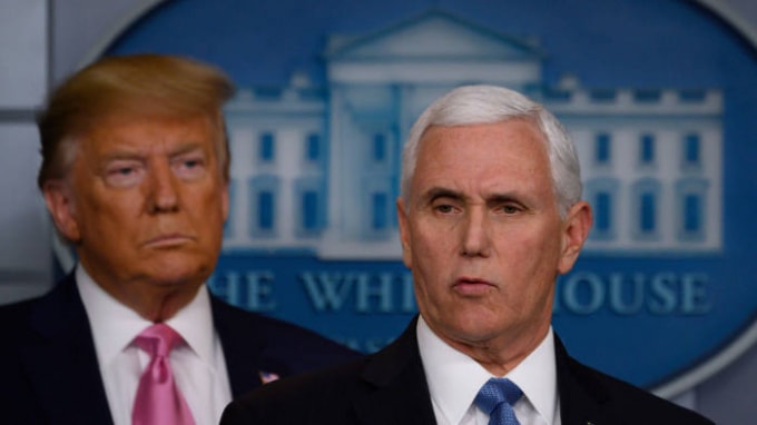 Phó Tổng thống Mỹ Mike Pence. Ảnh: FT