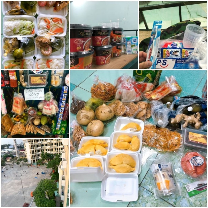 Nhu yếu phẩm trong khu cách ly dịch bệnh Covid-19