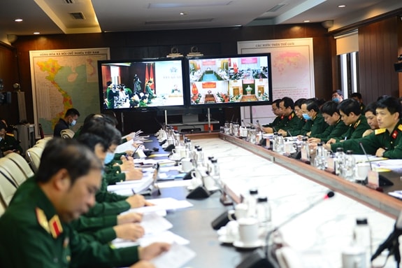 Quang cảnh hội nghị. Ảnh: BQP.