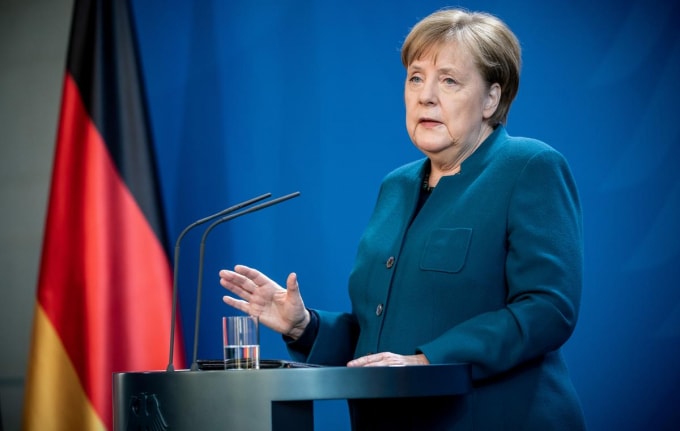 Thủ tướng Đức Angela Merkel. Ảnh: Reuters