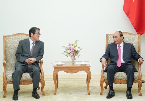 Thủ tướng Nguyễn Xuân Phúc tiếp ông Kunio Umeda, Đại sứ Nhật Bản tại Việt Nam. Ảnh: VGP