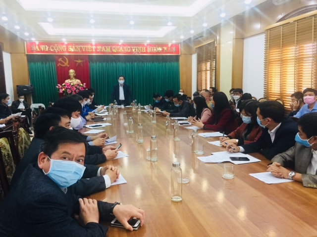Ban chỉ đạo phòng chống dịch bệnh Covid- 19 thành phố Hải Dương họp triển khai các phương án phòng chống dịch bệnh Covid- 19(nguồn: Trang tin điện tử thành phố)