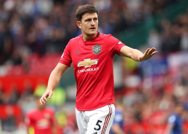 Harry Maguire ngoài khả năng phòng ngự chắc chắn, còn có thể phát động tấn công rất tốt. Ảnh. T.L