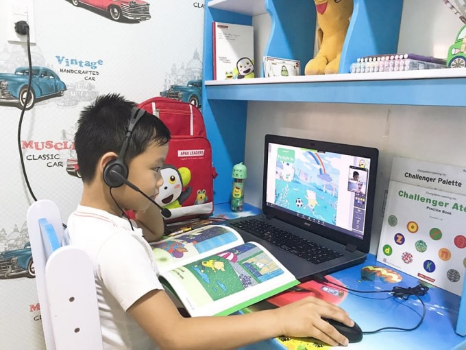 Học sinh của Apax Leaders thích ứng tốt với nền tảng học trực tuyến nhờ được tiếp xúc thường xuyên với công nghệ giáo dục hiện đại.