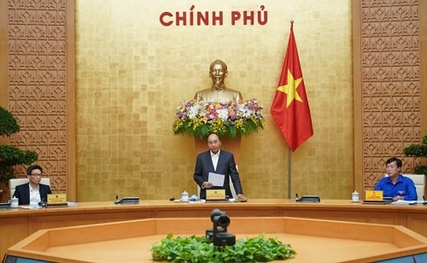 Thủ tướng Nguyễn Xuân Phúc chủ trì buổi làm việc với Trung ương Đoàn Thanh niên Cộng sản Hồ Chí Minh. Ảnh: VGP