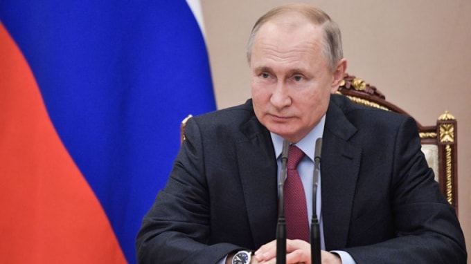 Tổng thống Nga Vladimir Putin. Ảnh: NBC
