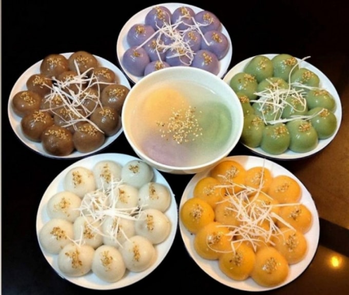 Bánh trôi, bánh chay không thể thiếu trong ngày Tết Hàn thực.