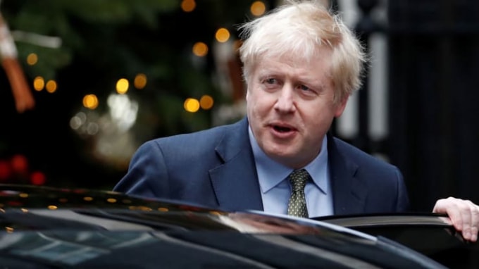 Thủ tướng Anh Boris Johnson. Ảnh: Reuters