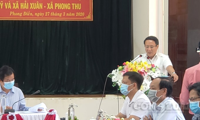 Ông Hà Sỹ Đồng, Phó Chủ Thường trực UBND tỉnh Quảng Trị phát biểu tại Hội nghị bàn giao.
