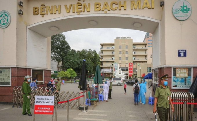 Phát hiện thêm nhiều bệnh nhân dương tính với virus SARS-CoV-2 có liên quan tới Bệnh viện Bạch Mai. Ảnh TL.
