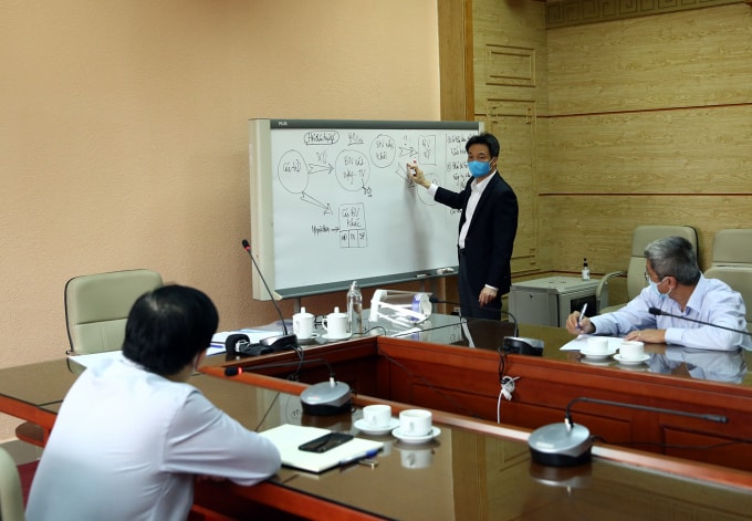 Phó Thủ tướng Vũ Đức Đam chủ trì cuộc họp.
